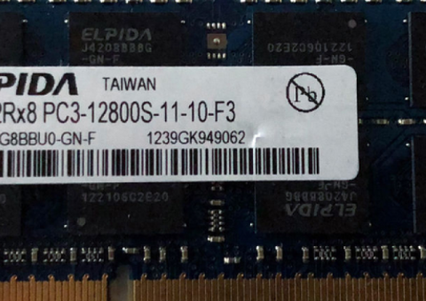 Elpida DDR3 Ram 8 GB